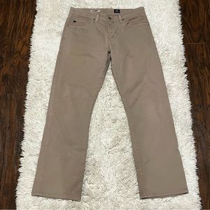 AG Adriano Goldschmied Pants Men’s Size 31x34(29) The Protege Khaki Straight Leg